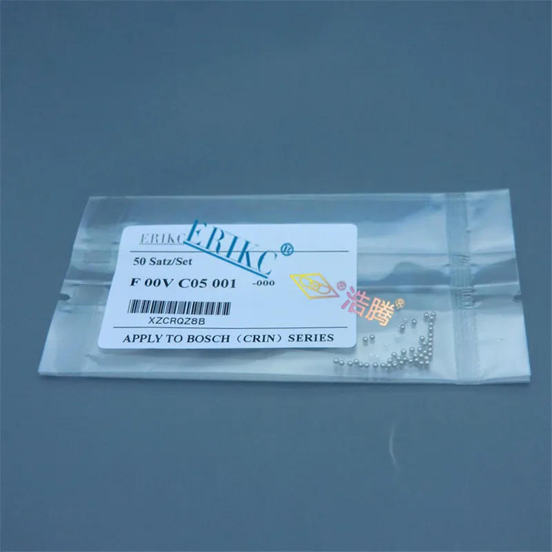 ERIKC common rail injector steel balls F00VC05001 for 120 injector ,Diameter=1.34mm, fuel valve repair kits 50 pieces