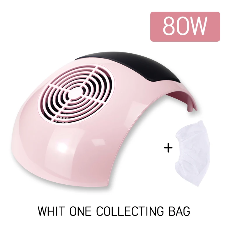 

80W Vacuum Cleaner for Manicure with Powerful Fan For Manicure Tools Speed Control Nail Dust Collector Nail Vacuume Cleaner Fan