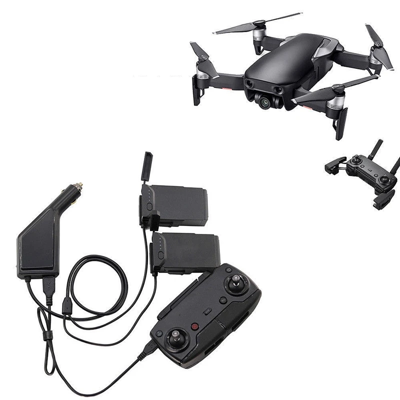 3в1 автомобильное зарядное устройство адаптер для Dji Mavic Air пульт дистанционного управления и зарядное устройство