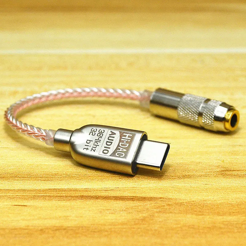 USB Type C To 3 5 Jack ALC5686 Chip HiFi Digital Headphone Amplifier Decoding DAC Audio Adapter Cable For Mac iPad Android Win10