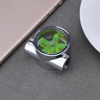 

G1/4 5-Leaves Impeller Metal Water Flow Meter PC Computer Water Cooling System Accessory