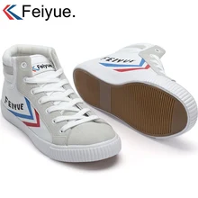 Feiyue/обувь Delat; кроссовки средней высоты; классическая резиновая обувь с высоким берцем на плоской подошве; парусиновая обувь для скейтбординга; уличная культура; мужские и женские кроссовки на шнуровке