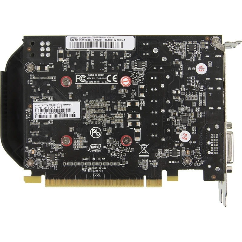 426153 Видеокарта PALIT nVidia GeForce GTX 1050TI, PA-GTX1050Ti StormX 4G