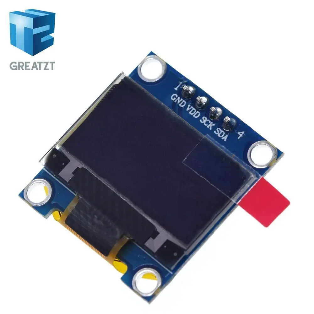 0,96 дюймов IIC Серийный желтый синий OLED дисплей модуль 128X64 IEC SSD1306 12864 плата с ЖК-экраном GND VCC SCL SDA 0,96 "для Arduino
