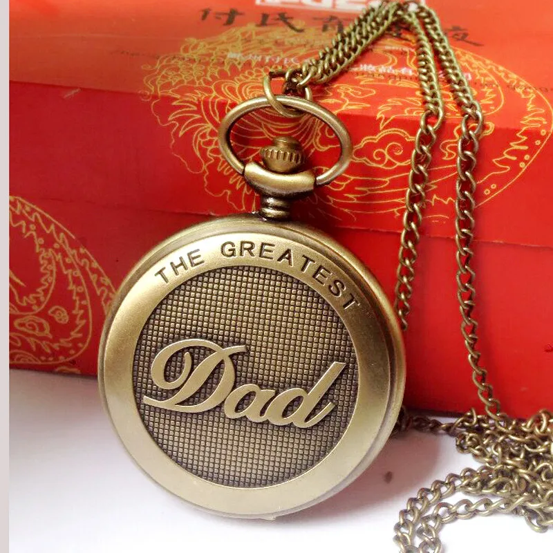 

Men's Gift Vintage Classic Retro Bronze Design Pocket Watch Quartz Pendant Necklace pocket fob watches steampunk mechanical F809