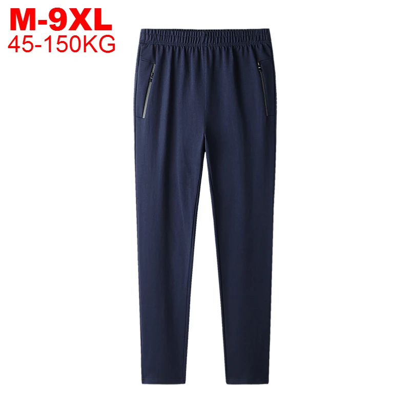 Trousers Jogger-Pants Oversized Streetwear Sport Solid Loose Male Mens Casual 9xl Hip-Hop
