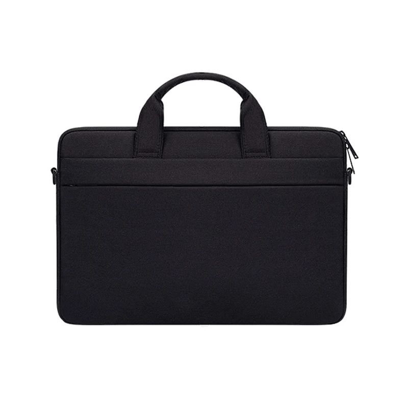 black Портативная сумка для ноутбука Macbook Air Pro 13 14 15,4 15,6 дюймов чехол для ноутбука чехол для планшетного ПК чехол для Xiaomi Air hp Dell - Цвет: black