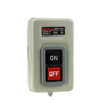 

Control button Latch switch CDP3-230 self-locking emergency switch BS230B three-phase motor 380v DELIXI