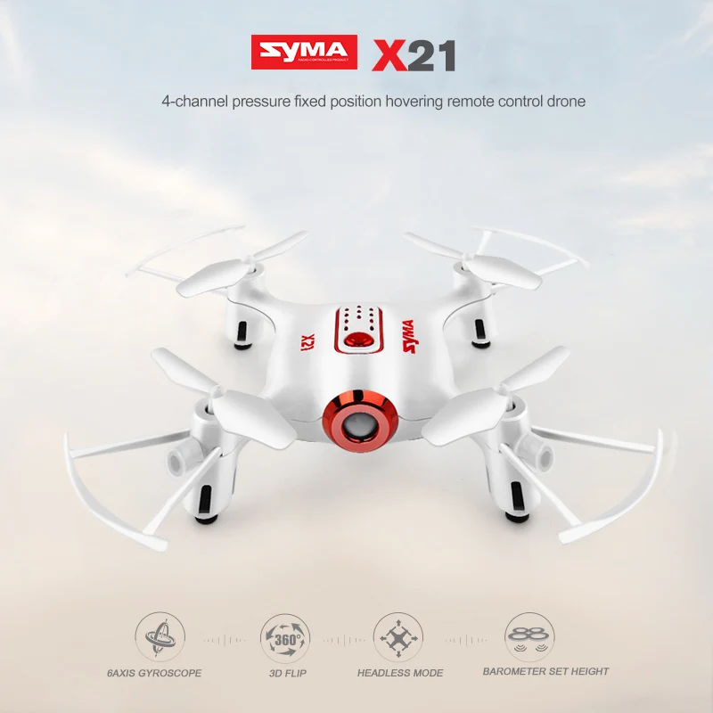 SYMA Offcial X21 Дрон Радиоуправляемый вертолет Радиоуправляемый квадрокоптер мини Дрон Квадрокоптер без камеры дистанционного управления Roy для детей подаренный аккумулятор