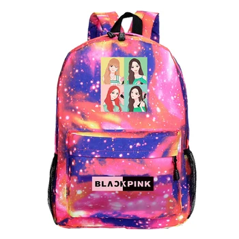 

Kpop BLACKPINK Backpack Students School Backpacks Kids Bags for Children Plecak School Bags for Teenage Girls 16inch Laptop Bag