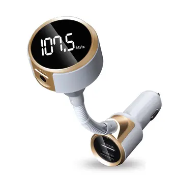 

New Car MP3 Audio Player With Dual USB 3.4A Charger 12-24V Bluetooth FM Transmitter FM Modulator Car Kit Handsfree Hot Selling