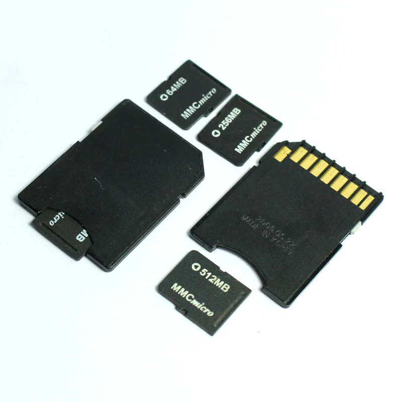 64 МБ 128 Мб 256 512 1 ГБ Micro MMC карта микро Мультимедиа с адаптером памяти для сотового
