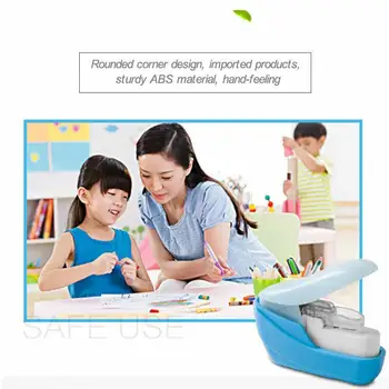 

No Nails Stapling Machine Mini Cute Book Stapler No Staples Staple Stapler Stapler Without Stapling Stapleless required Pap A7K2