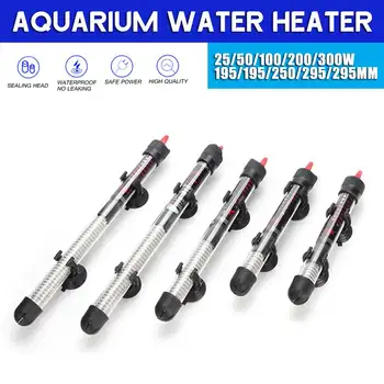 

25W/50W/100W/200W/300W Aquarium Submersible Fish Tank Automatic Water Heater Constant Temperature Heating Rod EU Plug
