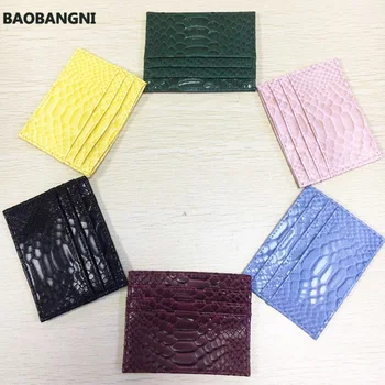 

Customized New Arrival Beauty Color Women Snake Purses Mini Wallets Sexy Female Card Holder Bag