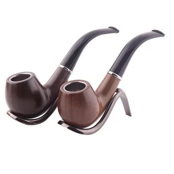 Tanie Klasyczny Filtr Kominowy Z żywicą Z Drewna, Długi Fajki Fajka Do Tytoniu Prezenty Cygarowe Akcesoria Do Papierosów Prezenty Męskie