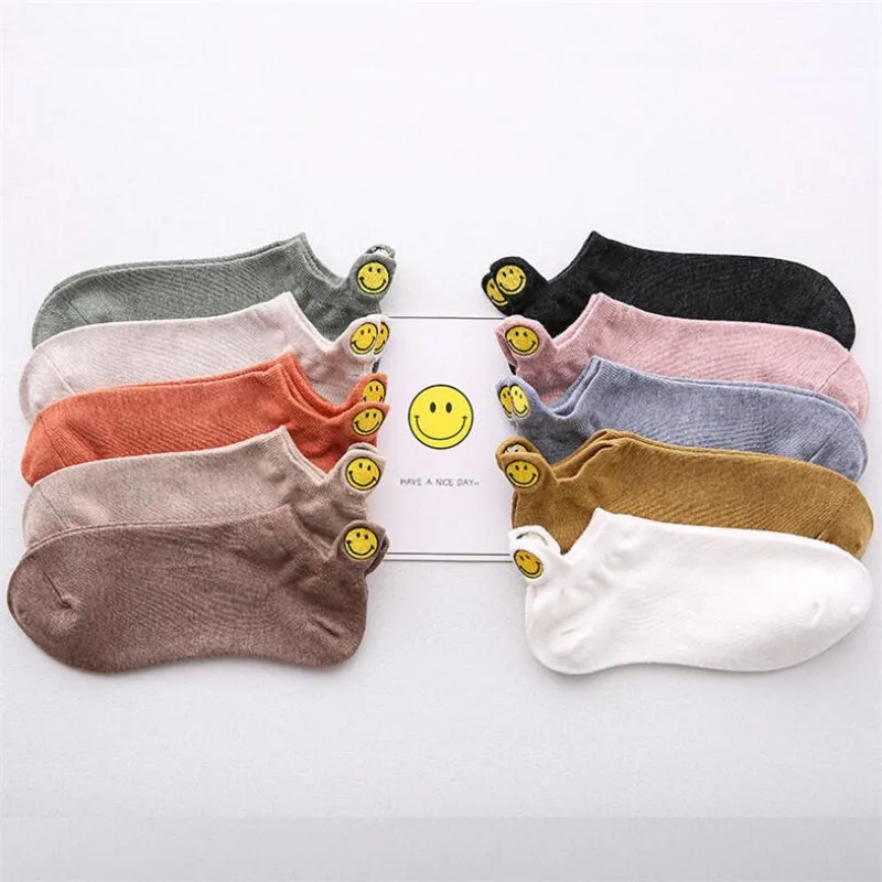 Recommend!! women funny cute cartoon socks summer and autumn fashion ankle sock woman cute pink cotton socks