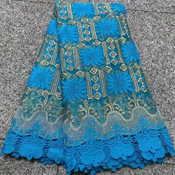 

2020 Latest Nigerian French Swiss Voile Lace In Switzerland For Party New Design African Guipure Laces Fabric YYZ7898