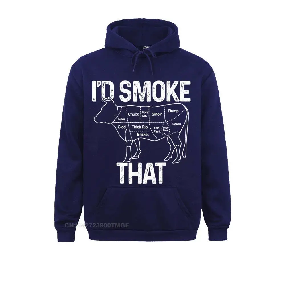 Cute Mens Chef Butcher Cook BBQ Id Smoke That Cow Beef Funny Gift T-Shirt__21512 Casual Sweatshirts Men Hoodies Long Sleeve Sportswears Labor Day Mens Chef Butcher Cook BBQ Id Smoke That Cow Beef Funny Gift T-Shirt__21512navy