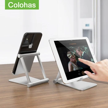 

Universal Phone Holder Stand for iPhone 11 Xiaomi mi 9 Metal Phone Holder Foldable Mobile Phone Stand Desk For iPhone 7 8 X XS