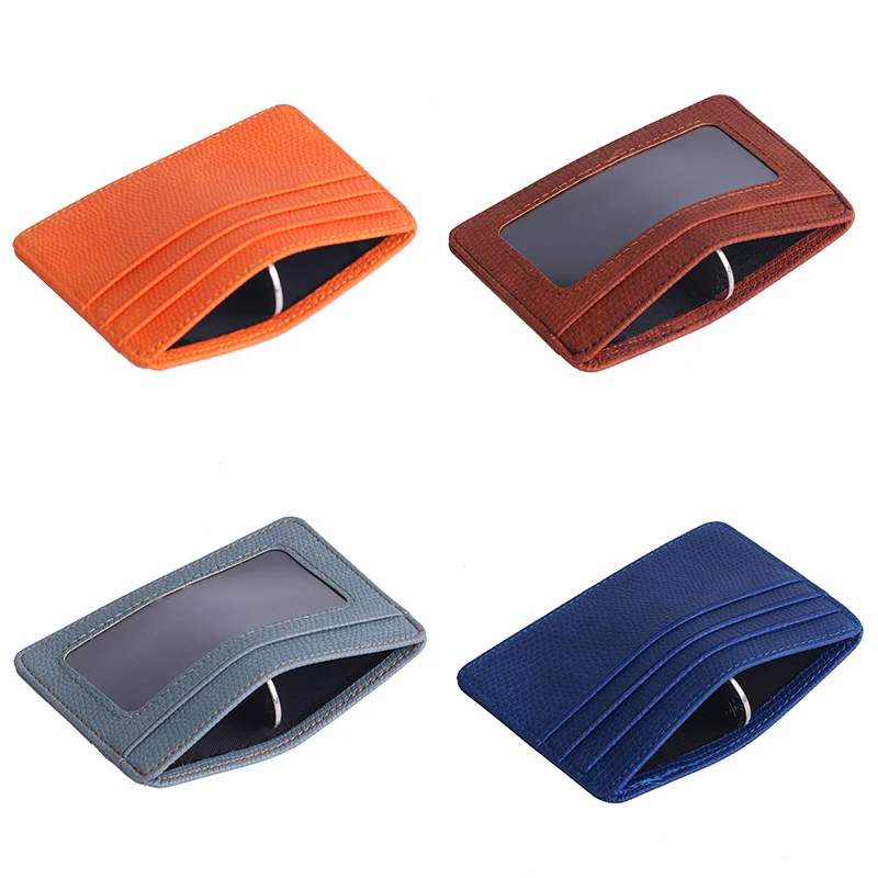 Portable Double Sided Lizard Pattern wallet card holder for men and women