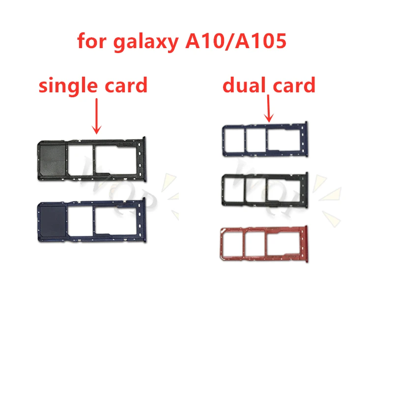 Держатель для sim карт Samsung Galaxy A10 A105 2019 слот Sim карты Micro SD адаптер замена ремонт