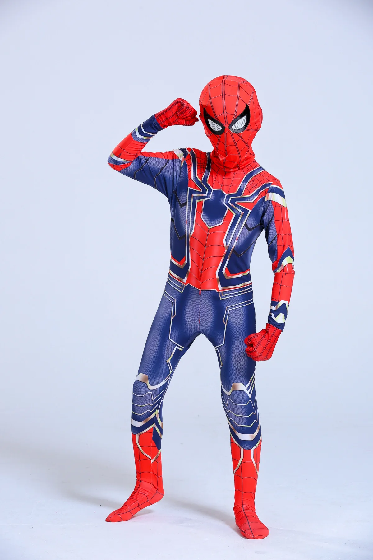 Костюм на Хэллоуин для детей, Человек-паук, Удивительный Человек-паук, железный костюм паука, Детский костюм для взрослых, косплей, Детский костюм супергероя для взрослых