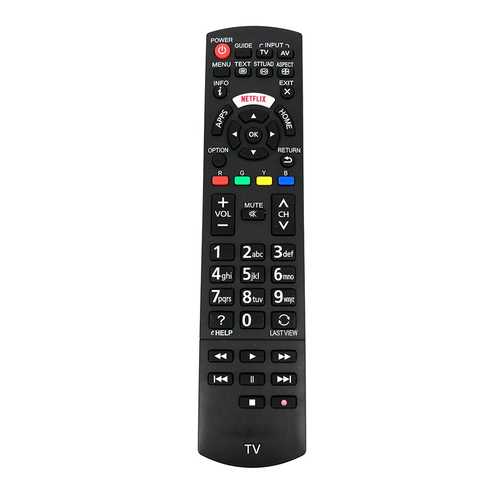 

NEW Replacement for Panasonic Viera HD LED Plasma TV Netflix Home Audio Remote Control N2QAYB001008 Fernbedienung