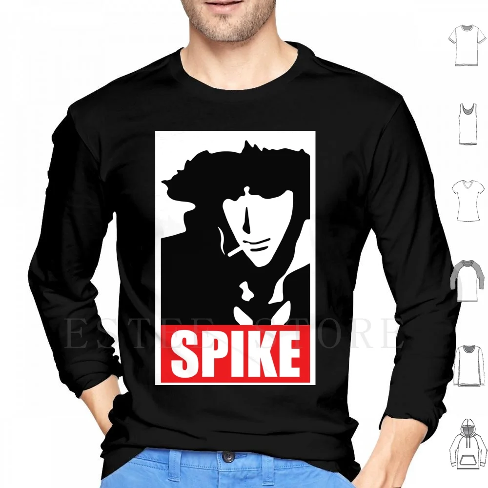 Felpe Con Cappuccio Da Cowboy A Maniche Lunghe Cowboy Bebop Anime Bebop Manga Cowboy Space Spike Space Cowboy Spike Spiegel
