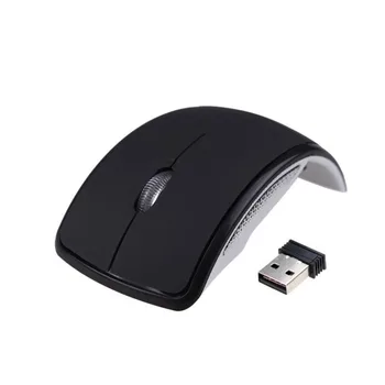 

Ultrathin 2.4GHz Foldable Wireless Arc Optical Mouse Mice with Mini USB Receiver for Pad PC Laptop Notebook Computer D