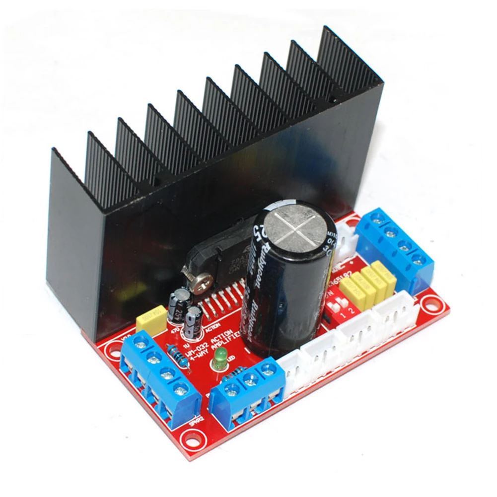 

TDA7850 Audio Amplifier Board Subwoofer High Power Module 4X50W Low Noise Audio Speaker Digital 4 Channel DC12 18V Professional