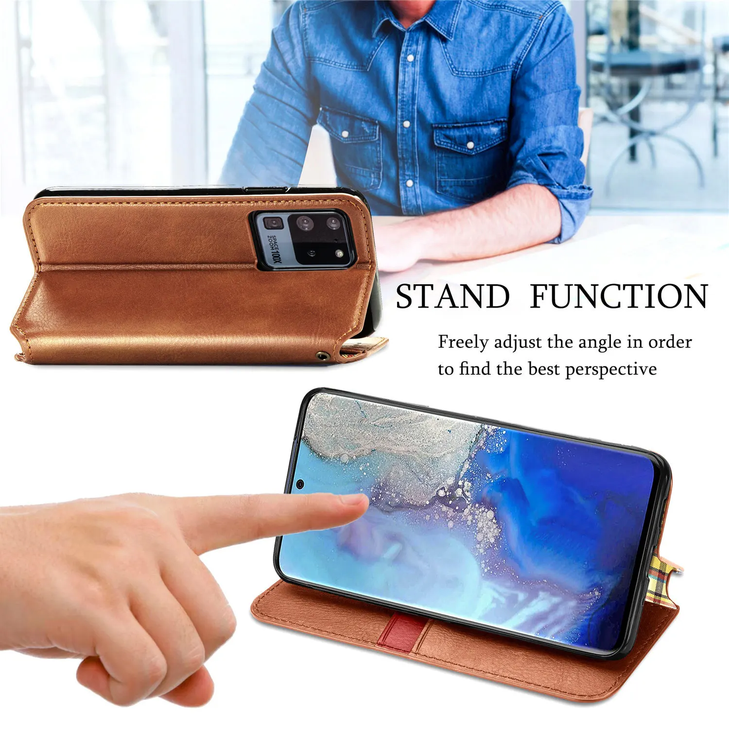 Magnetic flip Leather Case for Samsung Galaxy S20 Ultra S20+ Plus 5G A51 A71 A31 A41 S10 Luxury Magneti Card Holder Wallet Cover Magnetic flip Leather Case for Samsung Galaxy S20 Ultra S20+ Plus 5G A51 A71 A31 A41 S10 Luxury Magneti Card Holder Wallet Cover