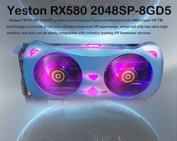 

Radeon RX590 8G GDDR5 256bit PCI Express x16 3.0 Video Gaming Graphics Card DVI+HDMI+3*DP for Desktop