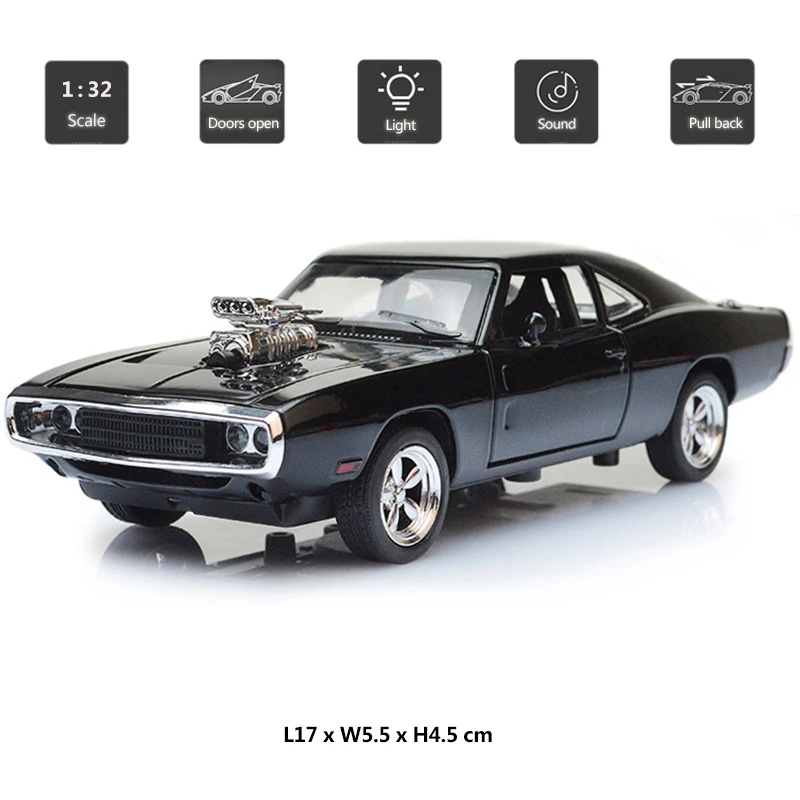 HOMMAt 1:32 Масштаб Форсаж Dodge зарядное устройство Soprts модель автомобиля металлический сплав литье под давлением Игрушка Модель автомобиля игрушки для детей подарок