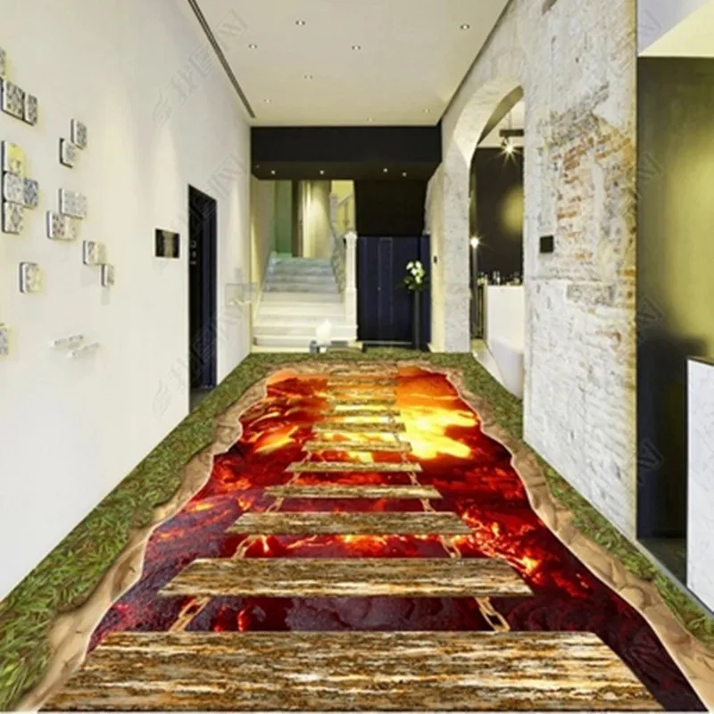 3D захватывающая лестница в прихожей ковры для гостиной спальни области кухонные Половики Противоскользящие коврики креативный ковер в коридор прохода ковер