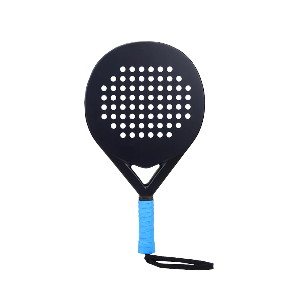 Ракетка для тенниса из углеродного волокна Padel, мягкие ракетки для лица Padel Paddle, чистая черная клетка, теннисная ракетка с веслом, чехол для сумки