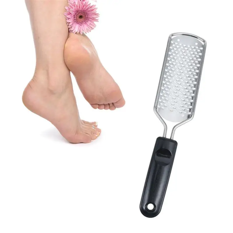 

1 PC Useful Foot Rasp File Hard Dead Skin Callus Remover Stainless Steel Pedicure Tool Foot Care Tool For Lady Girls
