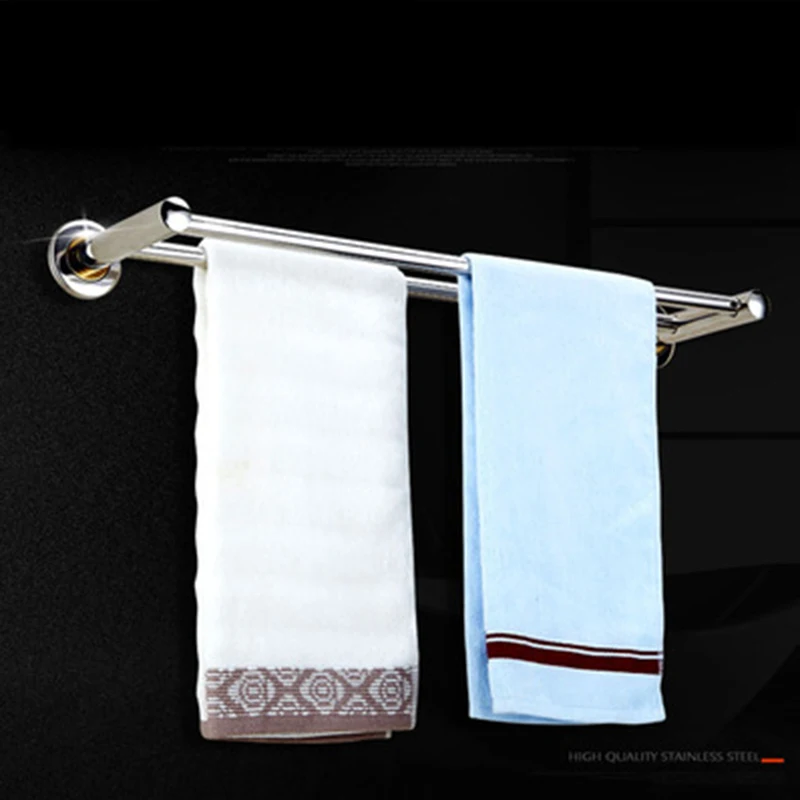 Single Double Towel Rod Rail Rack 400-500mm