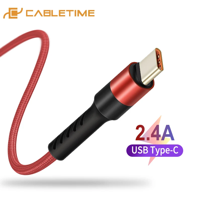 Кабель USB C кабель type C кабель для мобильного телефона Быстрая зарядка телефонный кабель для samsung S9 huawei P10 nintendo Oneplus 5 черный C245