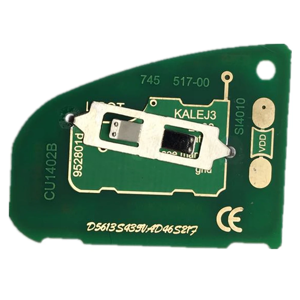 433 МГц мини легко установить практичные ремонтные аксессуары Флип дистанционного автомобиля ключ PCB части 4 кнопки печатной платы для Jaguar X Тип