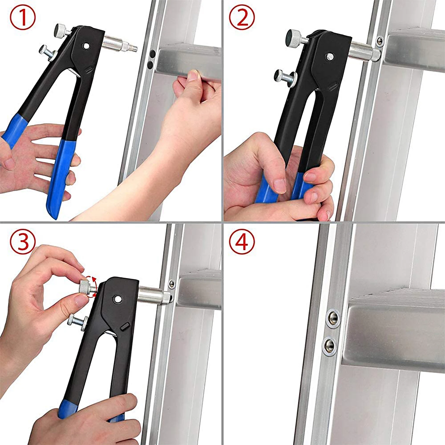 86 шт. Набор инструментов с заклепками гайка гаечный ключ резьбой инструмент