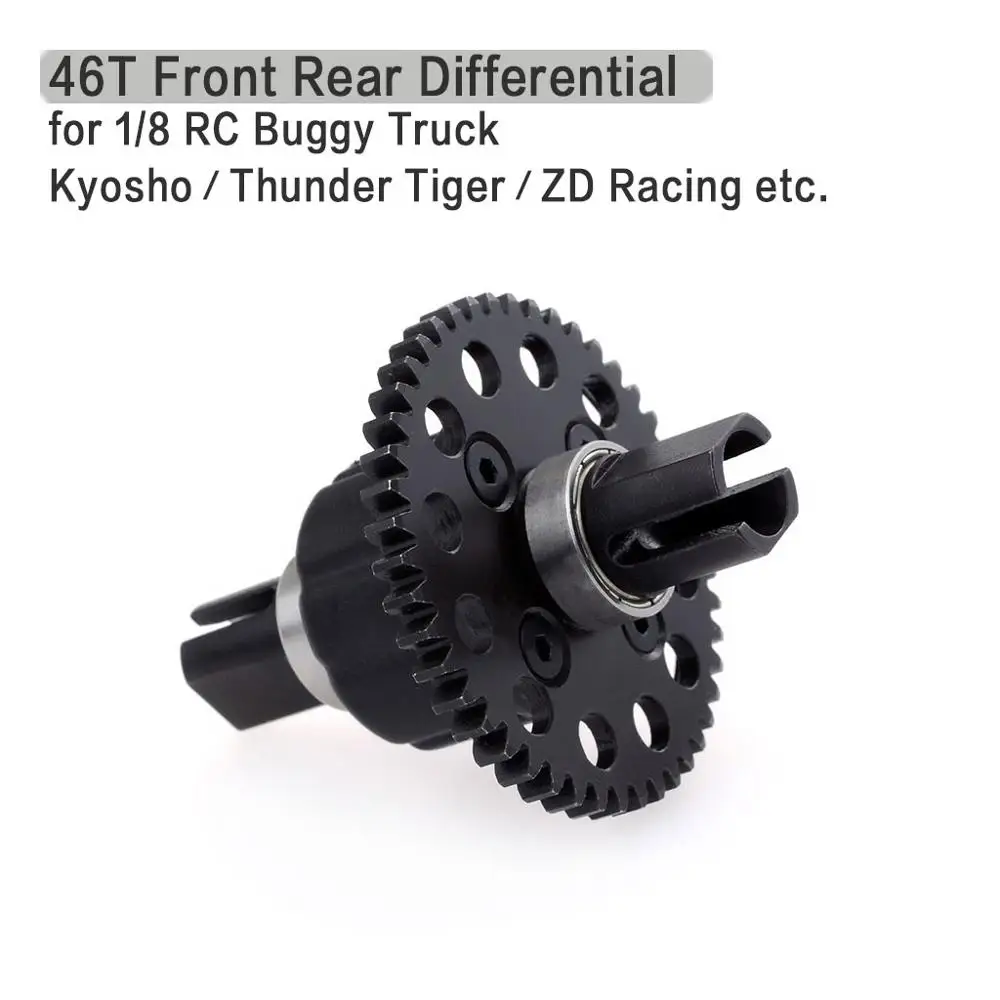 

46T M1 Front Rear Differential for 1/8 RC Car Buggy Truck Truggy SCT DF- Models 6684 Differential ZD Racing 8009 Kyosho Thunder
