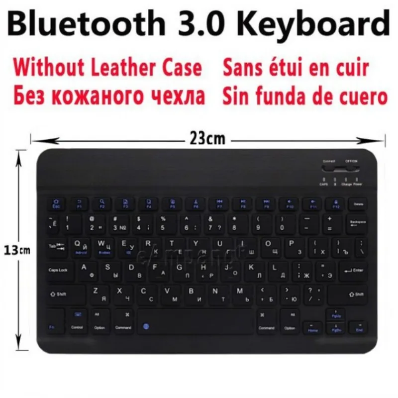 Case Keyboard For Huawei Mediapad M6 10.8 Tablet Slim Smart Leather Case for Huawei M6 10.8 Keyboard Cover+ Gift Film Pen - Цвет: Only Russiankeyboard