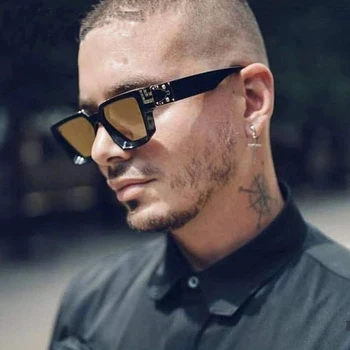 

2020 fashion explosion sunglasses men European and American street shot net red model glasses square sunglasses