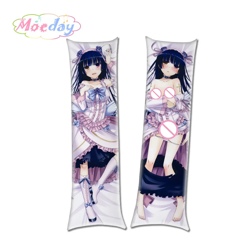 Наволочки для подушки Oreimo Ruri Goko Kuroneko Black Cat - Цвет: Тёмно-синий