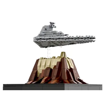 

Star Series Wars Building Blocks Mini Scale Cruise Destroyer The Empire Over Jedha City Model DIY Toys Bricks Children Xmas Gift