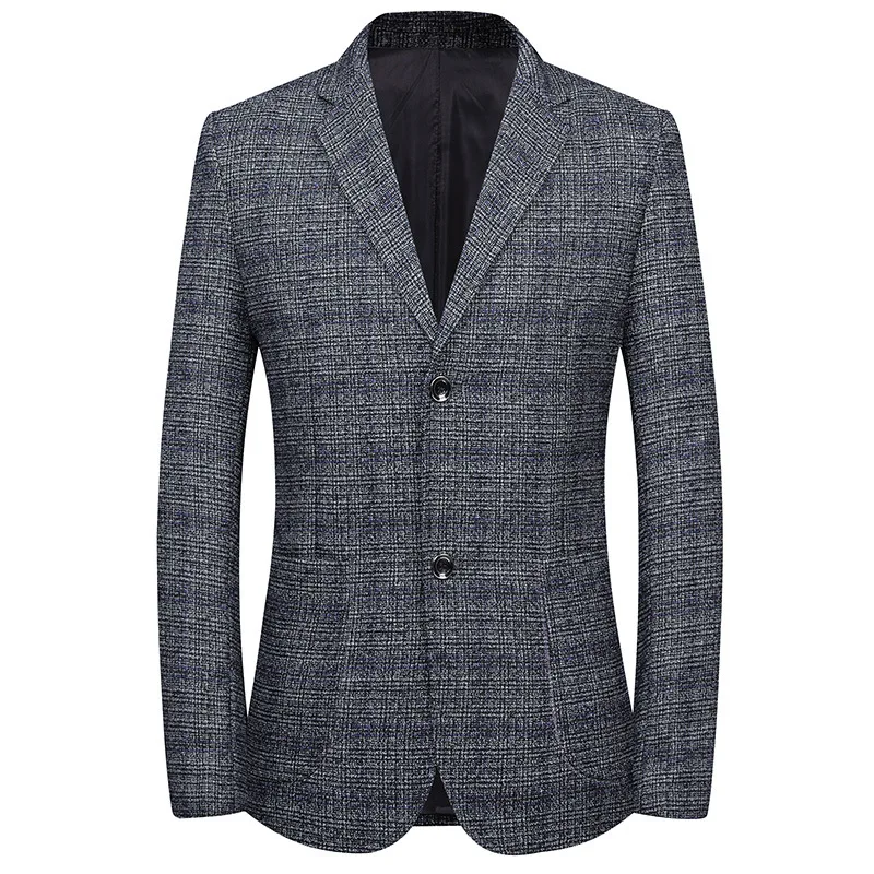 

Autumn And Winter Suit Men's Slim Fit Korean-style British Style Handsome Business Casual Then West Formal Dress Men's Suit Tren