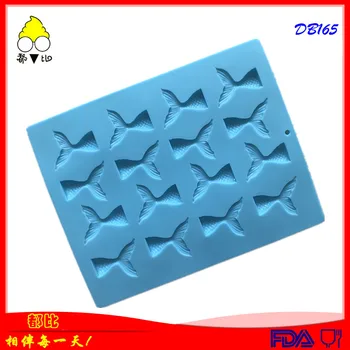 

than 16 lian fan Sugar Mode Creative Fishtail Silicone Mold Cold Process Soap Mode Fragrance Mode DIY Gypsum Mold Accessories Mo