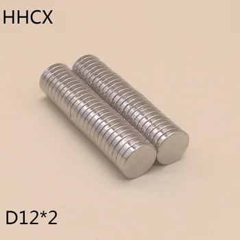 

50pcs/lot D 12x2 N35 Strong Disc NdFeB Rare Earth Magnet 12*2 Neodymium Magnets for speaker