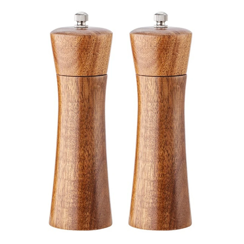 Wooden Pepper Mills Noble Workmanship Salt And Grinder Spice Mill With Ceramic | Дом и сад